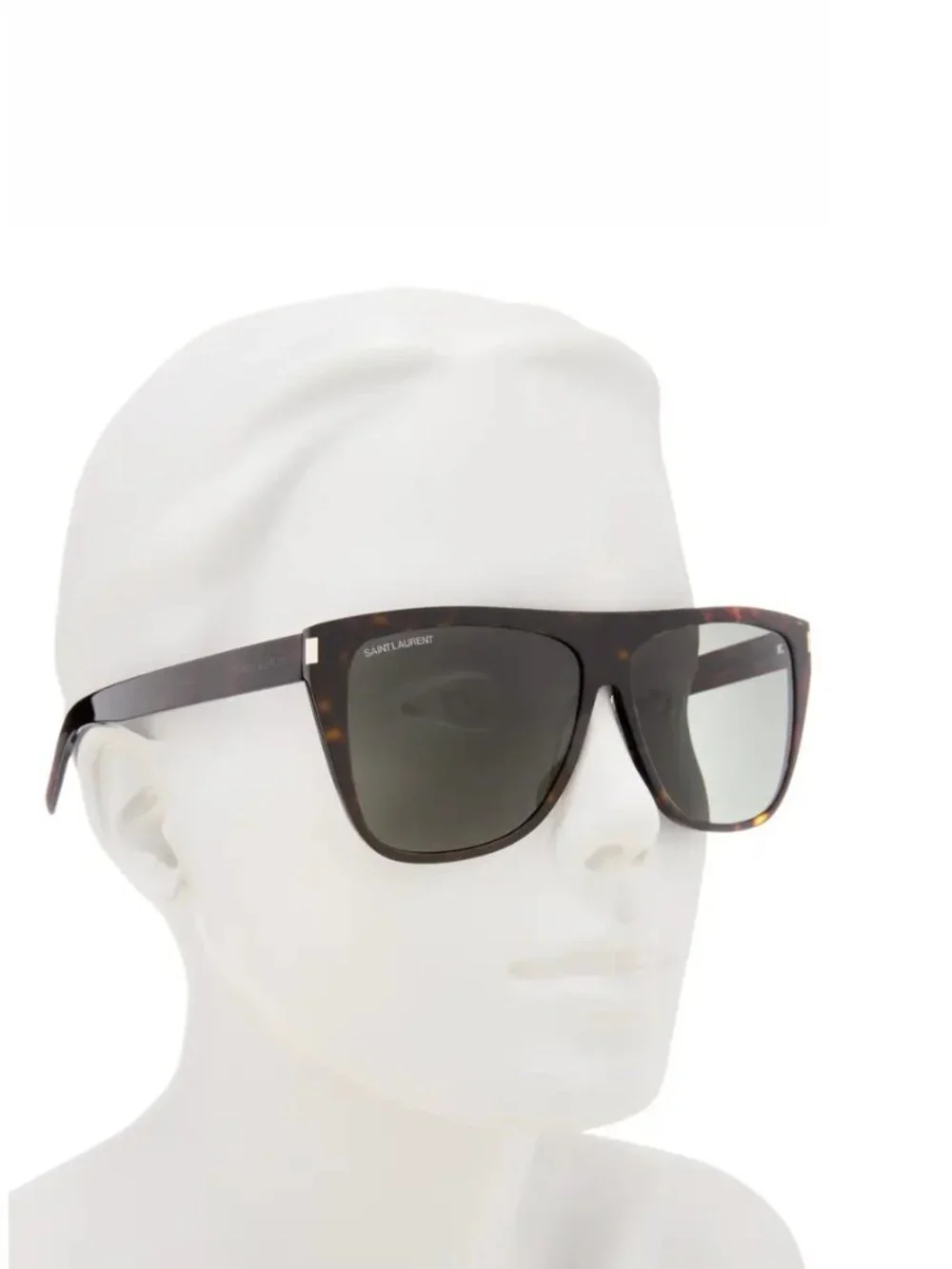 Saint Laurent SL 1 Slim 002 Sunglasses-Color: Havana/Grey, NWT and Case